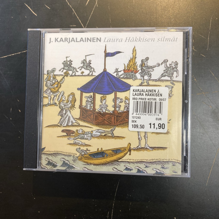 J. Karjalainen - Laura Häkkisen silmät CD (M-/M-) -pop rock-